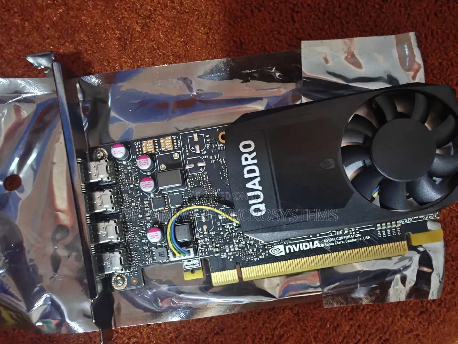 Nvidia Quadro P1000 4gb Gddr5 Graphic Card