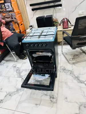 Shop the New Black Modes Gas Cooker Oven 4b 50/50