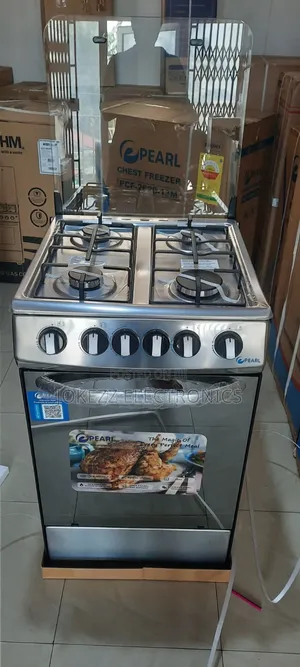 Pearl 4 Burner Gas Stove With Oven and Grill