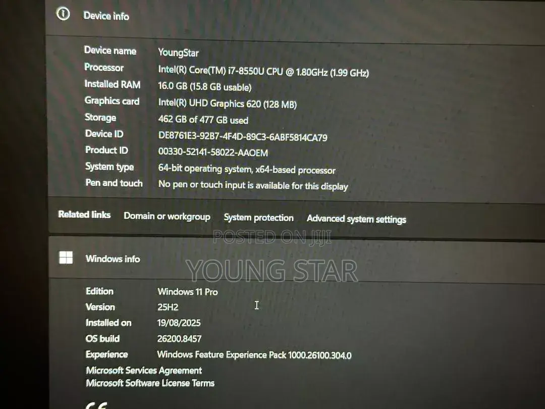 Laptop HP EliteBook 850 G5 16GB Intel Core i7 SSD 500GB