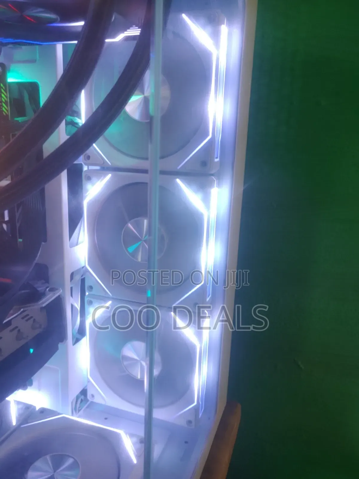 RGB Pc Fans. 3 Packs + Remote Argb Hub 6th Gen Prismatic Edge Mirror