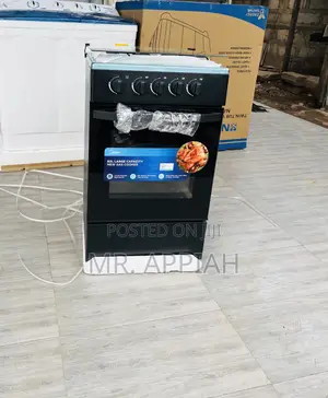 Extremely Quality Midea 4 Gas Burner With Grill(Black)Glass Oven