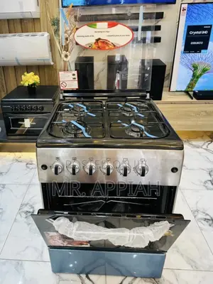 Order Ferre 60x60cm Glass Lid 4 Gas Burner With Oven Grill.