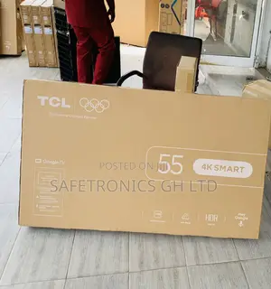 Secure Frameless TCL 55p6l 55 Inches Uhd Google Led Tv
