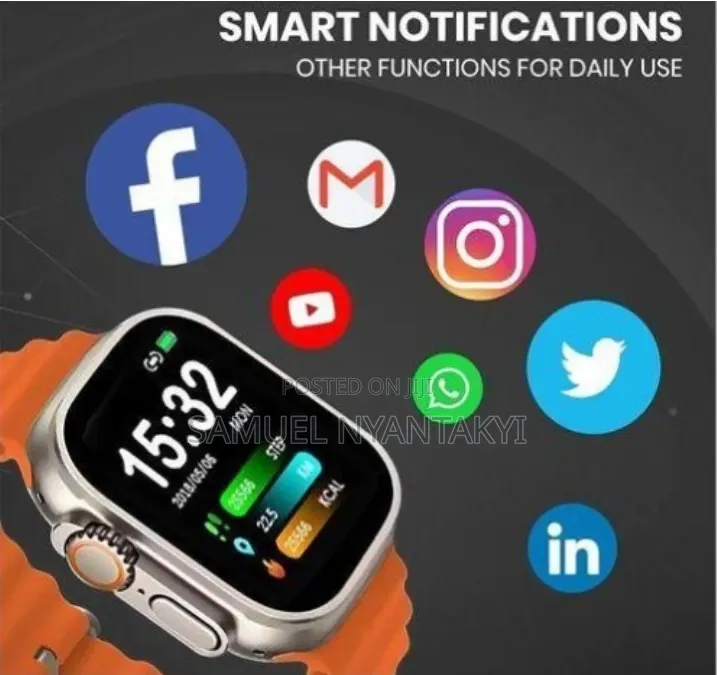 Rechargeable Smart Watch (Brand New)