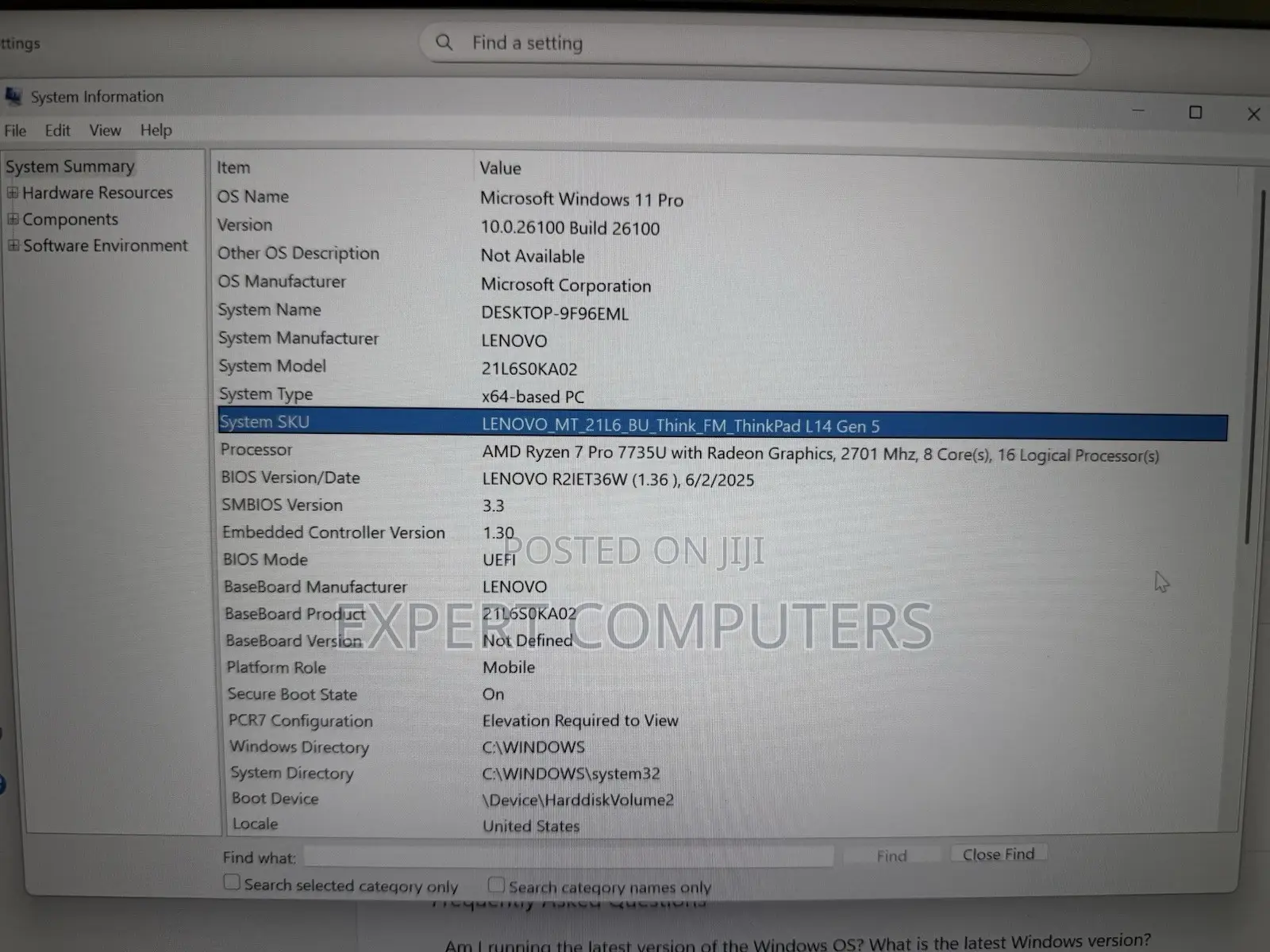 Laptop Lenovo ThinkPad L14 64GB AMD Ryzen 7 SSD 512GB