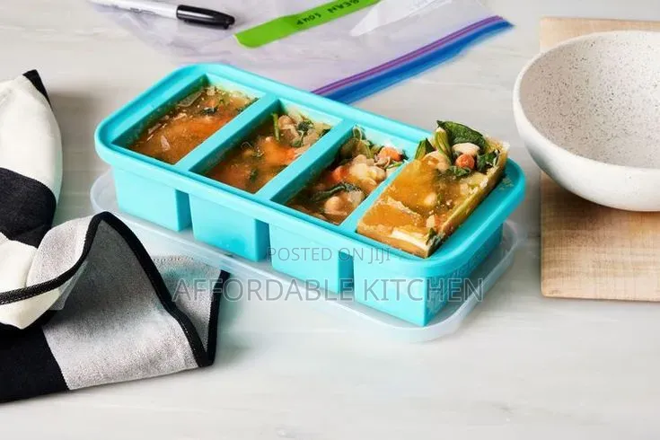 Silicone Soup and Food Freezer Tray