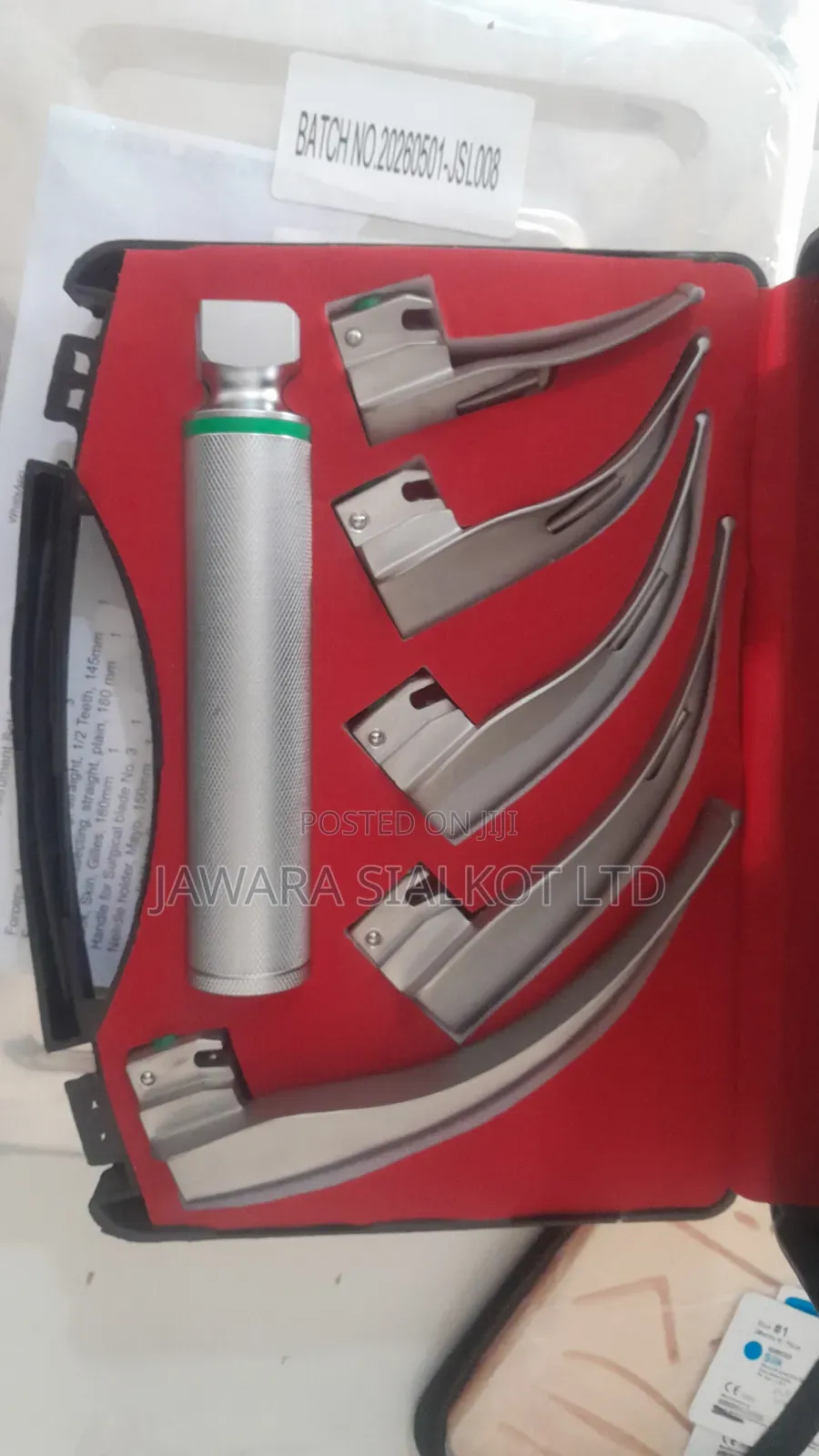 Fiber Optic Laryngoscope With 5 Blade