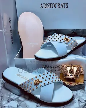Original Aristocrats Slippers White/Black