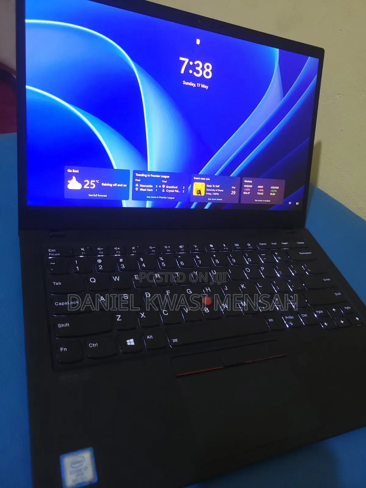 New Laptop Lenovo ThinkPad X1 Carbon 16GB Intel Core i7 SSD 512GB