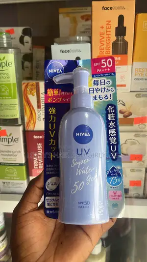 Nivea Uv Super Water Gel SPF 50 Pa+140g- No White Cast