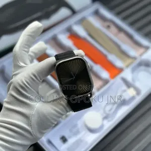 S30 Pro Max Smart Watch With 7 Straps Series 10 Bt Calling - Silver