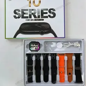 S30 Pro Max Series 10 Smartwatch | 7-in-1 Combo - Black