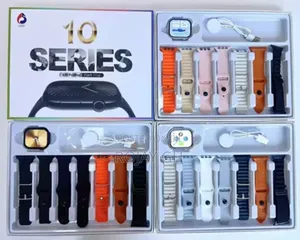 S30 Pro Max Series 10 Smartwatch | 7-in-1 Combo - Black