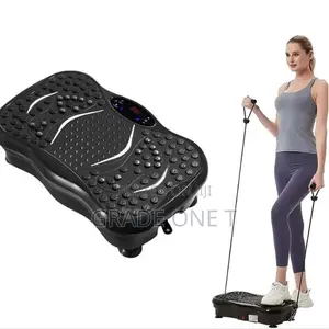Plate Exercise Machine With Bluetooth Speaker- Black