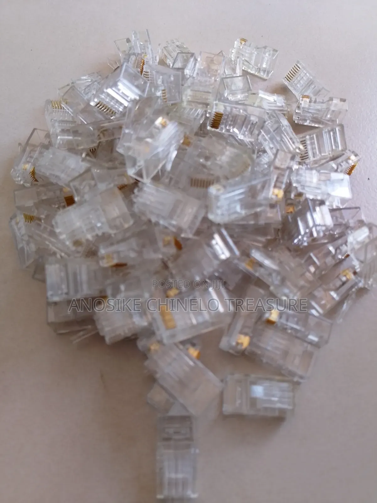 Rj45 Ethernet Network Cable Connectors – Cat5e/Cat6 Plugs
