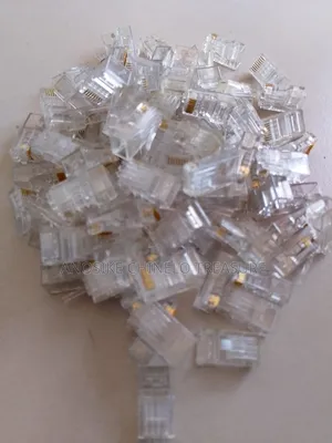 Rj45 Ethernet Network Cable Connectors – Cat5e/Cat6 Plugs
