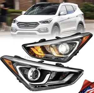 Hyundai Santa Fe 2017-2018 Headlight Pair
