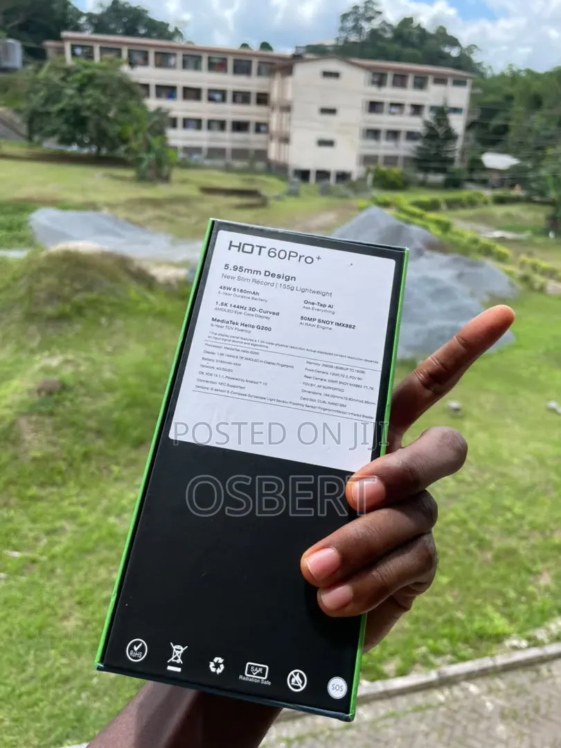 New Infinix Hot 60 Pro+ 256 GB Black