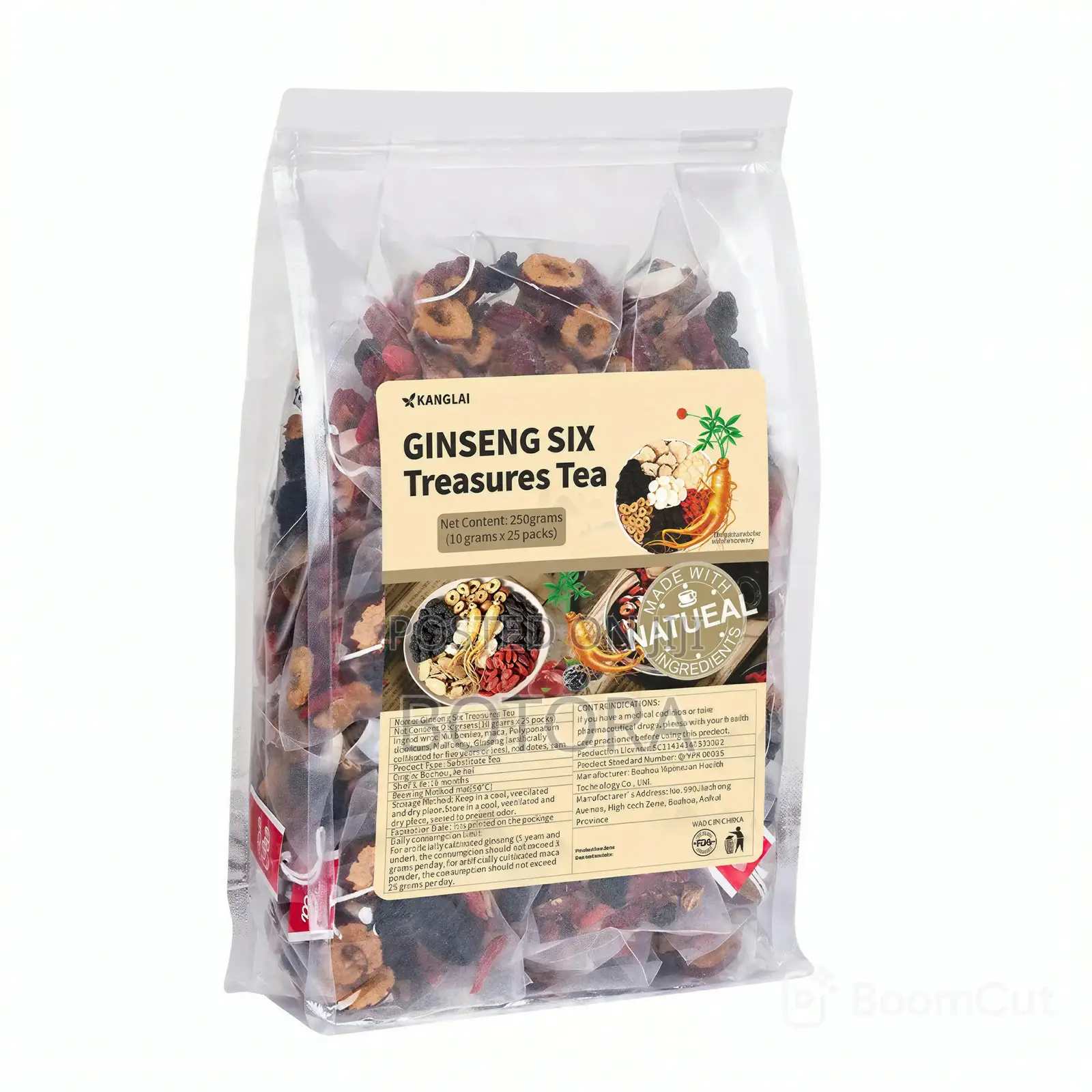 Ginseng Six Treasure Tea (30 Tea Bags)