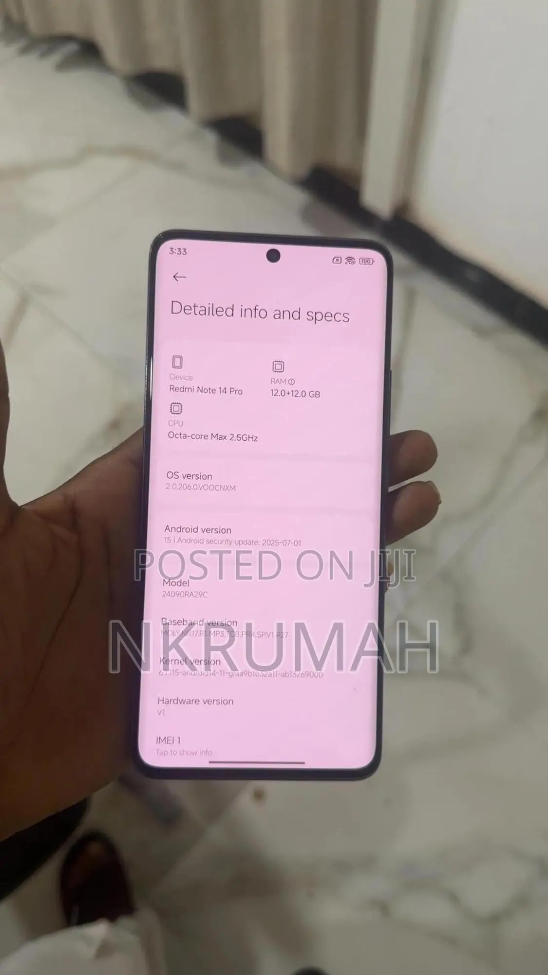 Xiaomi Redmi Note 14 Pro 256 GB Black