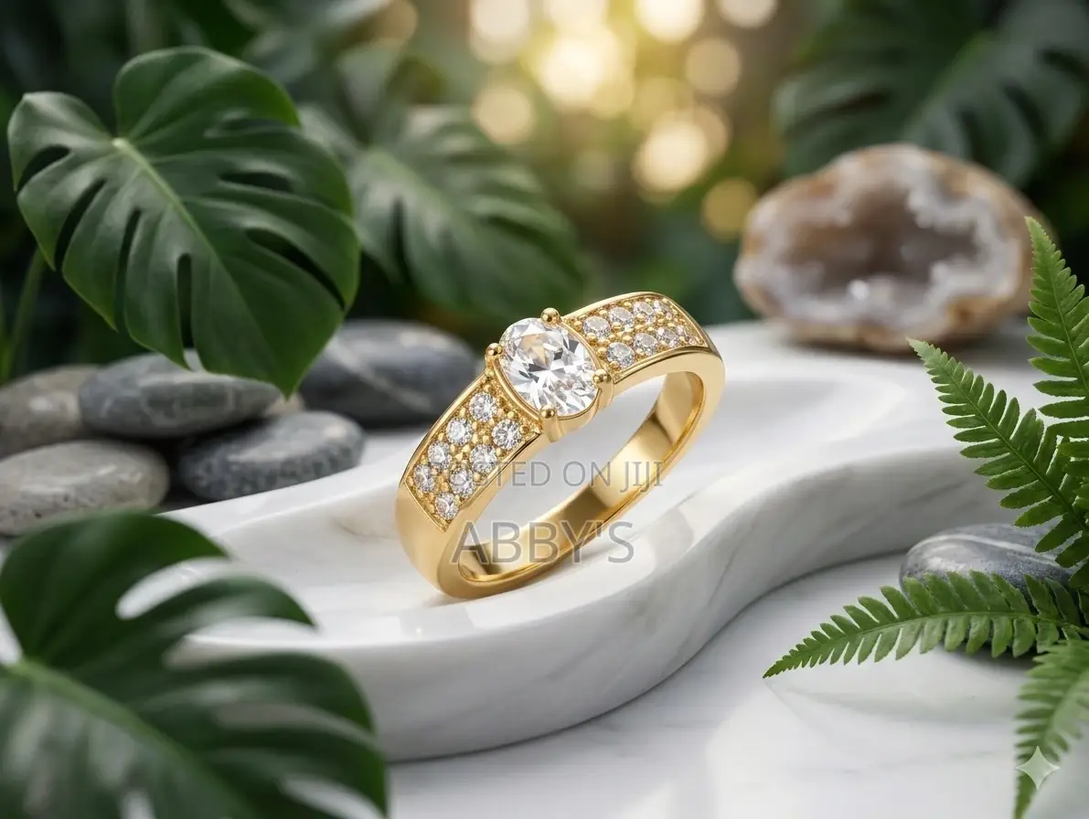 Zirconia Stone Design Promise /Engagement Ring