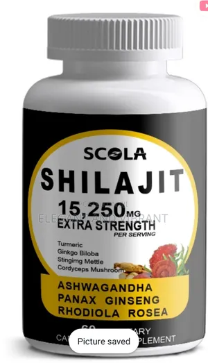 Himalayan Shilajit 9000mg 60caps 100% Pure Extract for Energy Boost