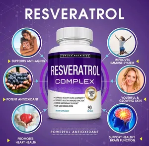 Resveratrol Supplement 1800 Mg Antioxidant Complex - Natural Pills