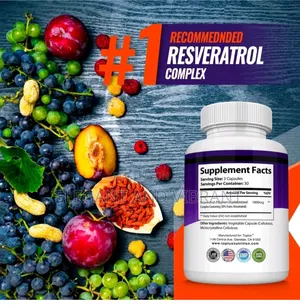 Resveratrol Supplement 1800 Mg Antioxidant Complex - Natural Pills