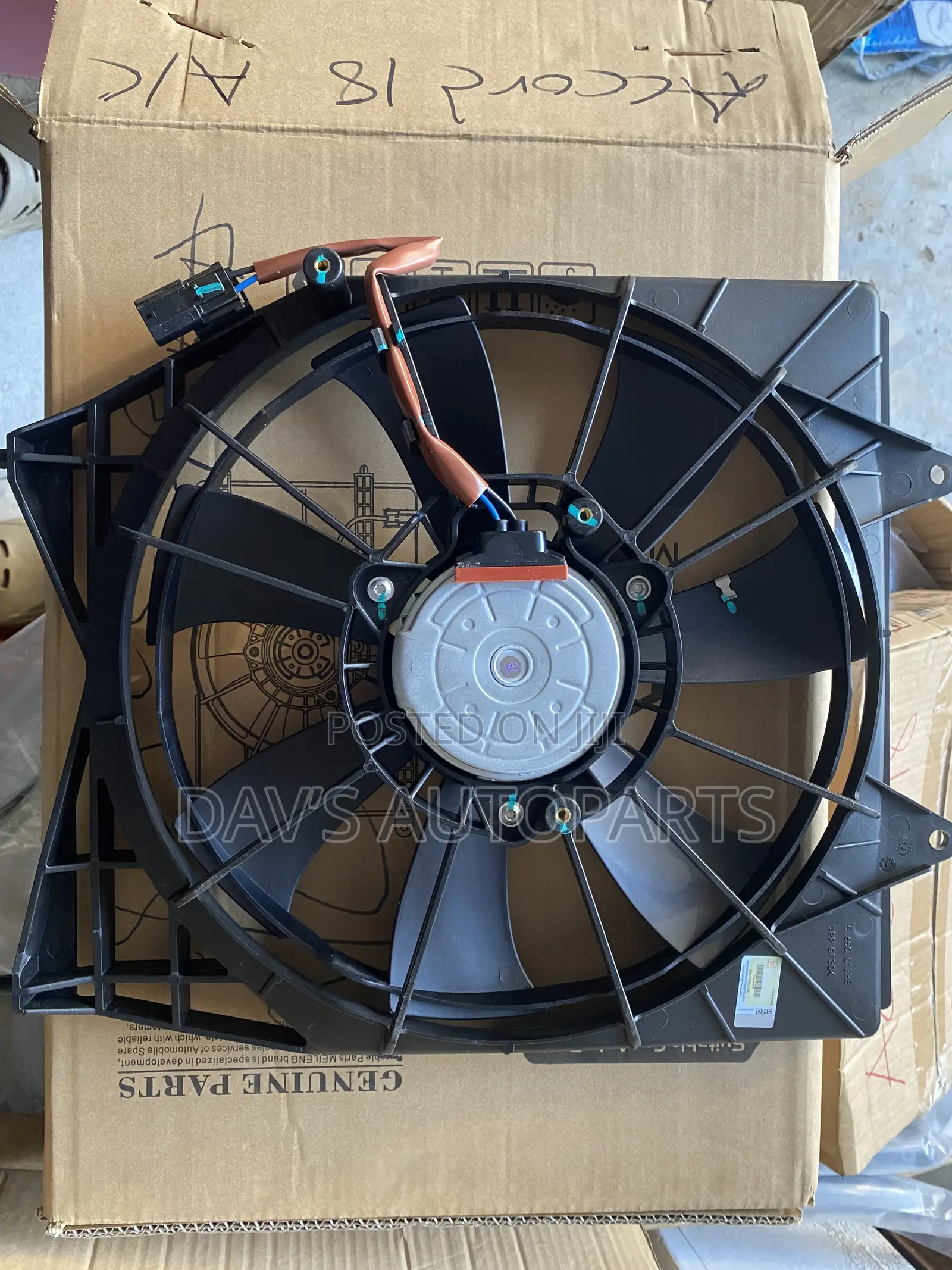 Honda Accord a/C Fan From 2018 On