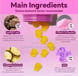 Feminine Health Probiotic Gummies - Balance Ph Alleviate Dryness