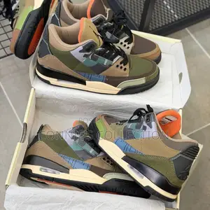 Nike Air Jordan 3 Retro Patchwork Camo Sneaker