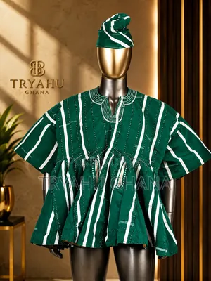 Shop Timeless Elegance of Ghanaian Smocks at Tryahu