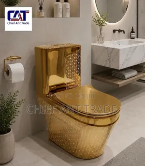 Golden Combined Toilet Seat Wc Water Closet A060s