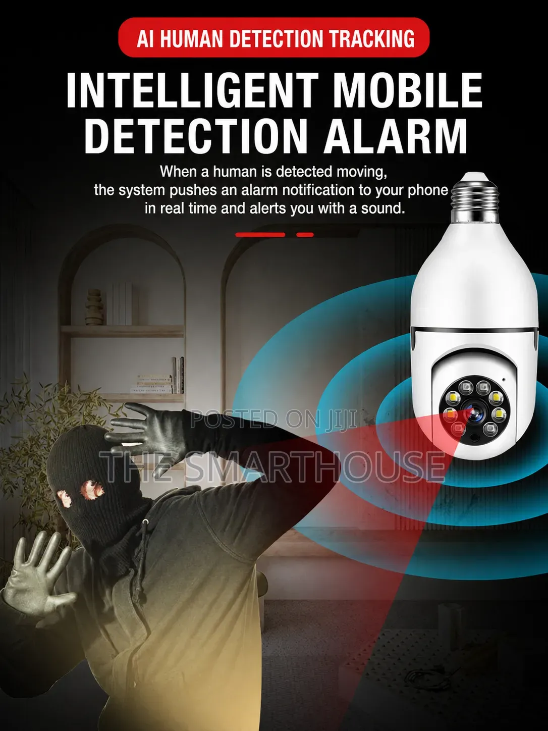 Smart 3mp Bulb CCTV Camera