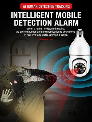 Smart 3mp Bulb CCTV Camera