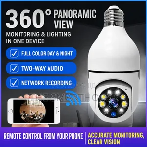Smart 3mp Bulb CCTV Camera