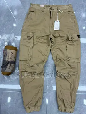 Khaki Side Pocket Trousers