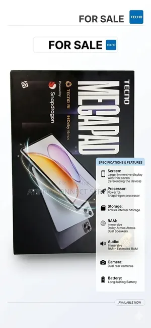 Tecno Megapad SE 128 GB Gray