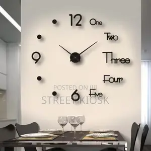 3d Diy Wall Clock