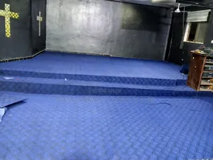 Thick Blue Black Carpet