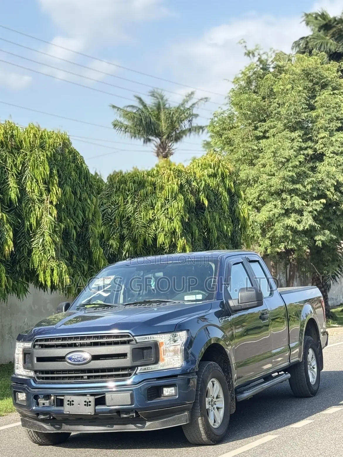 Ford F-150 XL 4x4 SuperCab Styleside 8 ft. box 163 in. WB 2018 Blue