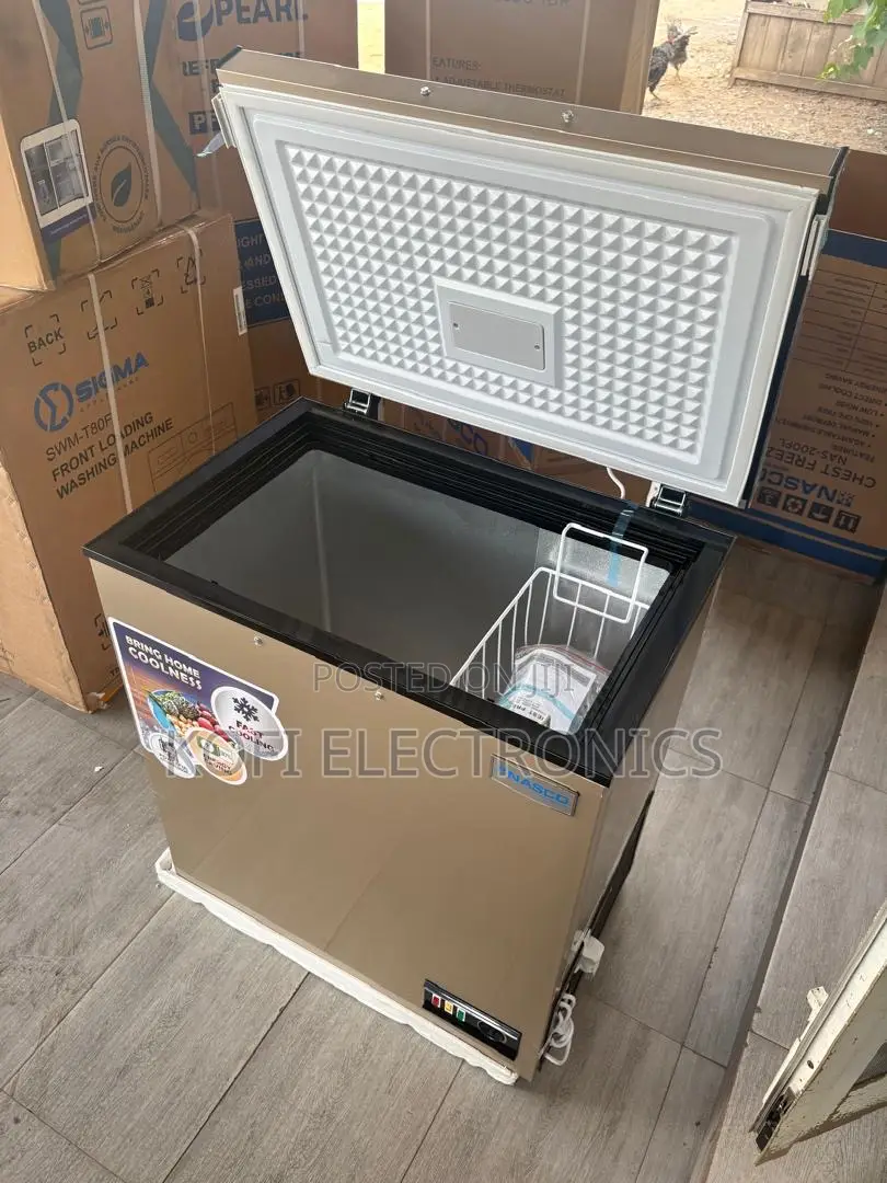 Nasco 150l Chest Freezer Compact Storage, Powerful Cooling