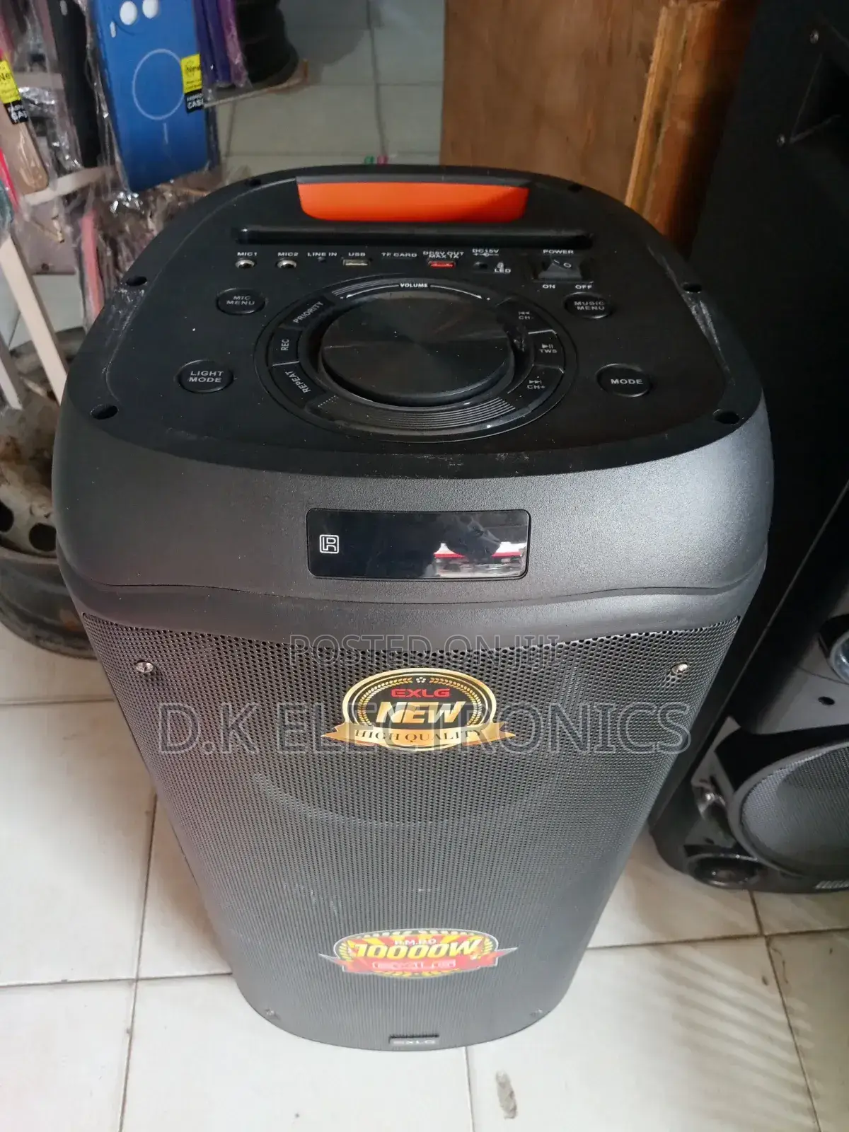 Exlg Ex800 Digital 6000 Watts Party Speaker