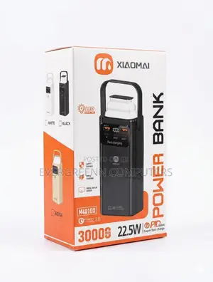 Xiaomai 30000mah Super Fast Charging Power Bank (22.5w Pd) – Brand New