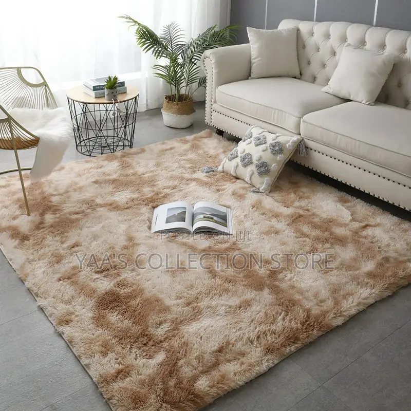 Fluffy Soft Pastel Living Room Bedroom Rug. (200cm X 300cm)