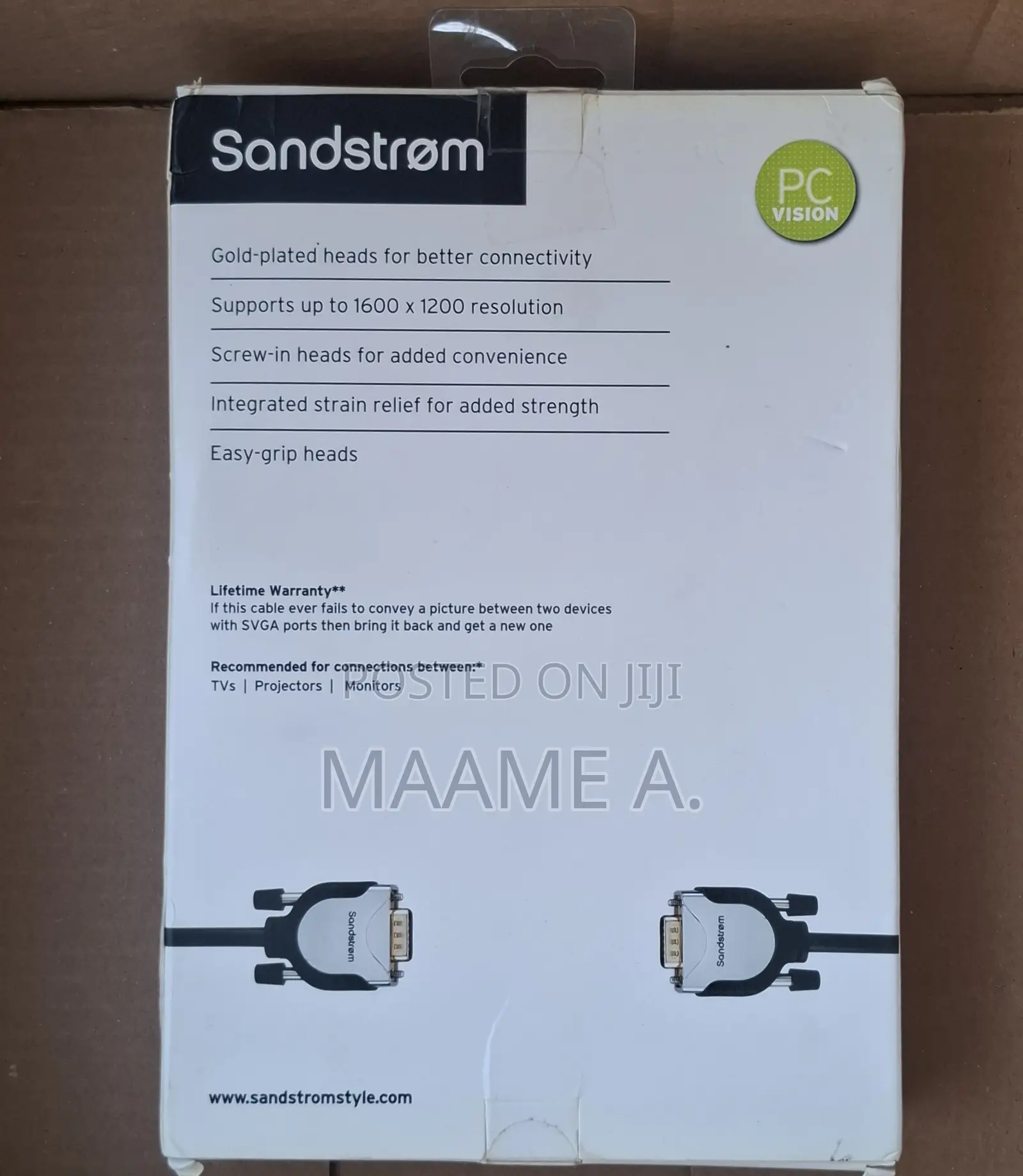 Sandstrom Svga3m17 Projector Cable