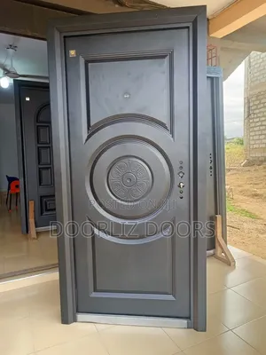 Smooth Quality Security Door With Accessories