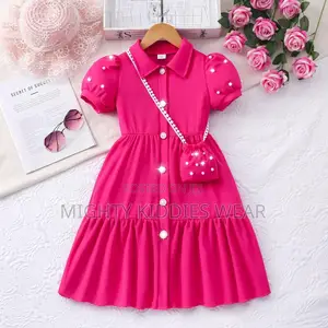 Multicolor Beading + Free Bag - Girls' Dress Age 5-6yrs Only
