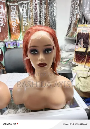 Orange Frontal Bob